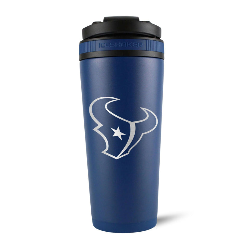 Load image into Gallery viewer, Ice Shaker - Officially Licensed Houston Texans 26oz Ice Shaker

