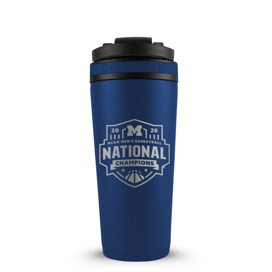 Ice Shaker - Michigan Wolverines 2026 NCAA Basketball Champions 26oz Ice Shaker