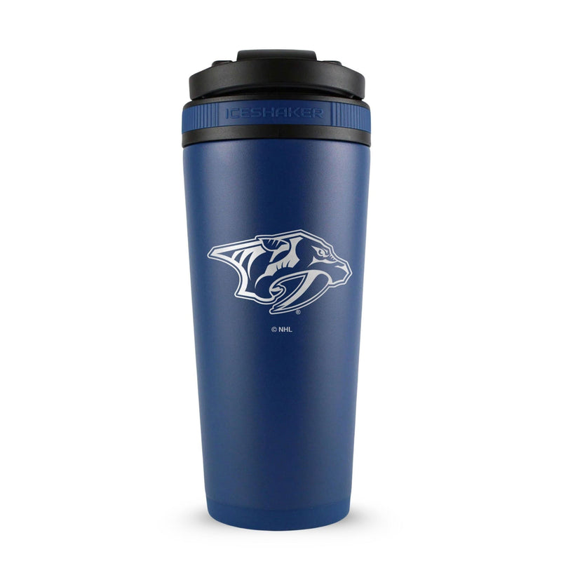 Load image into Gallery viewer, Ice Shaker - Officially Licensed Nashville Predators 26oz Ice Shaker
