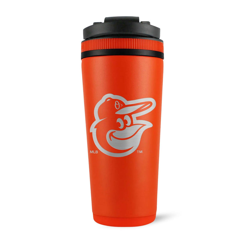 Load image into Gallery viewer, Ice Shaker - Officially Licensed Baltimore Orioles 26oz Ice Shaker
