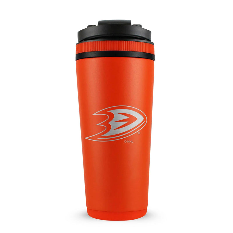 Load image into Gallery viewer, Ice Shaker - Officially Licensed Anaheim Ducks 26oz Ice Shaker
