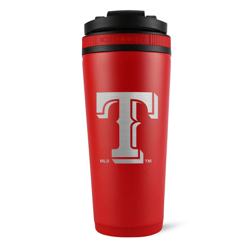 Load image into Gallery viewer, Ice Shaker - Officially Licensed Texas Rangers 26oz Ice Shaker

