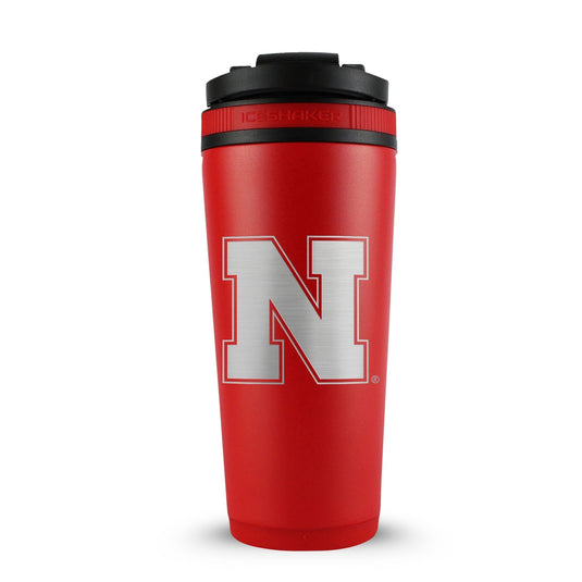 Ice Shaker - Officially Licensed University of Nebraska 26oz Ice Shaker