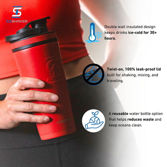 Ice Shaker - Officially Licensed Minnesota Twins 26oz Ice Shaker