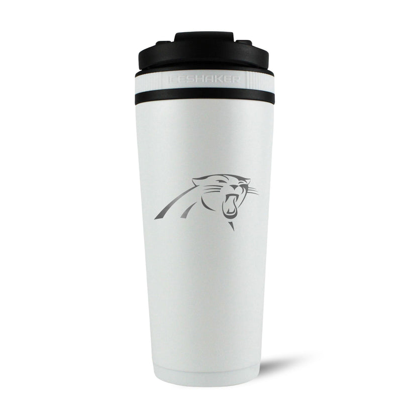 Load image into Gallery viewer, Ice Shaker - Officially Licensed Carolina Panthers 26oz Ice Shaker
