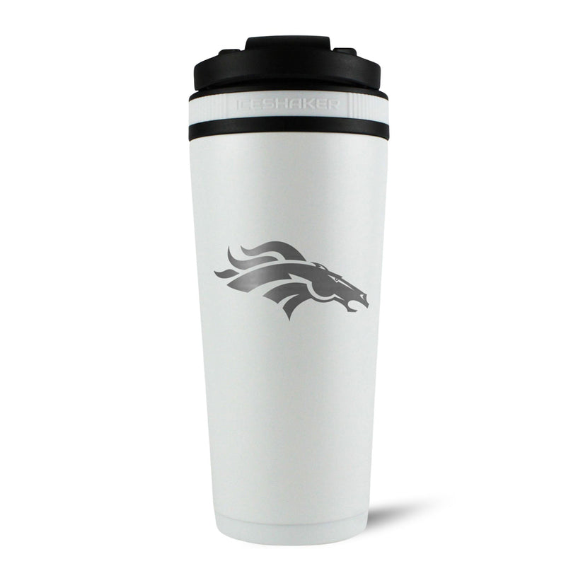 Load image into Gallery viewer, Ice Shaker - Officially Licensed Denver Broncos 26oz Ice Shaker
