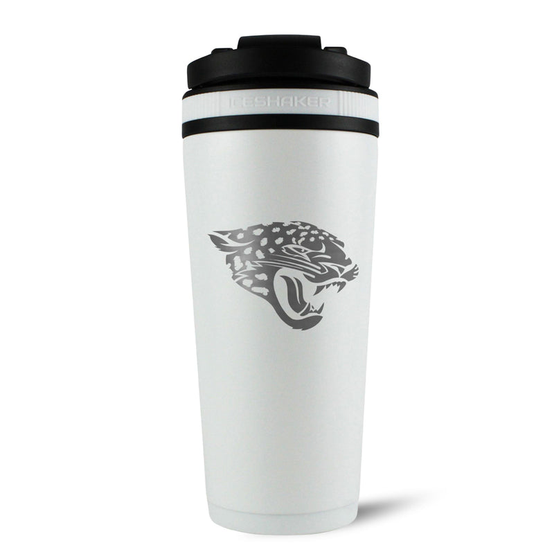 Load image into Gallery viewer, Ice Shaker - Officially Licensed Jacksonville Jaguars 26oz Ice Shaker
