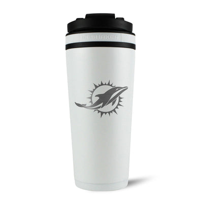 Ice Shaker - Officially Licensed Miami Dolphins 26oz Ice Shaker