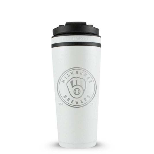Ice Shaker - Officially Licensed Milwaukee Brewers 26oz Ice Shaker