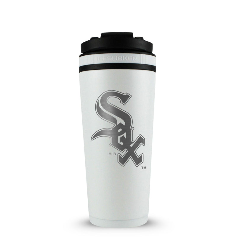 Load image into Gallery viewer, Ice Shaker - Officially Licensed Chicago White Sox 26oz Ice Shaker
