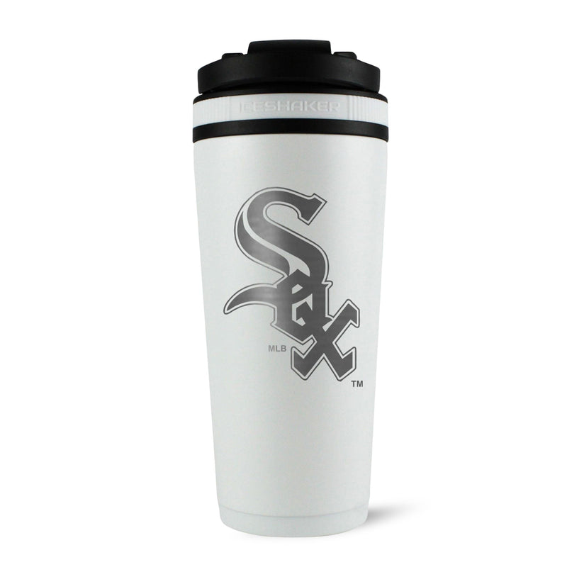 Load image into Gallery viewer, Ice Shaker - Officially Licensed Chicago White Sox 26oz Ice Shaker
