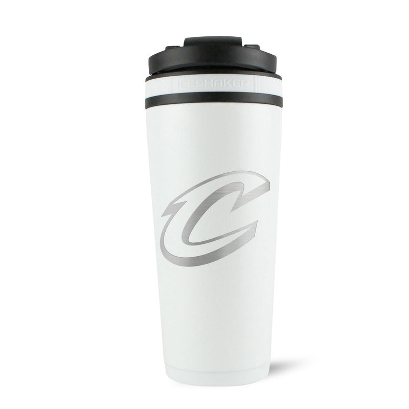 Load image into Gallery viewer, Ice Shaker - Officially Licensed Cleveland Cavaliers 26oz Ice Shaker - White
