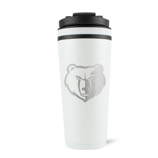 Ice Shaker - Officially Licensed Memphis Grizzlies 26oz Ice Shaker - White
