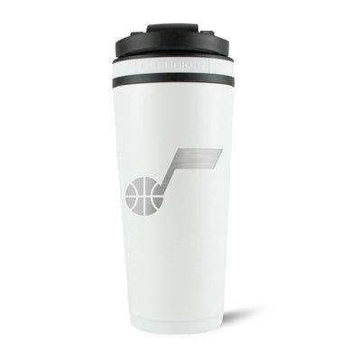 Ice Shaker - Officially Licensed Utah Jazz 26oz Ice Shaker - White