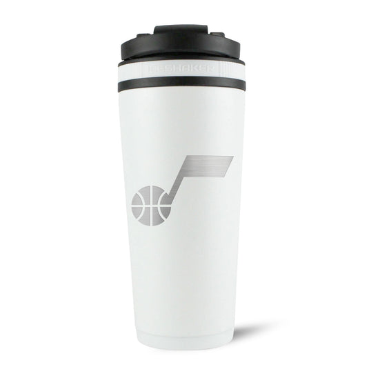 Ice Shaker - Officially Licensed Utah Jazz 26oz Ice Shaker - White