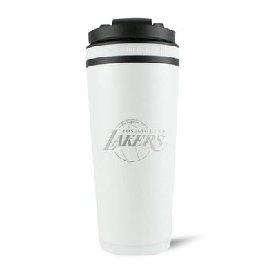 Ice Shaker - Officially Licensed Los Angeles Lakers 26oz Ice Shaker - White