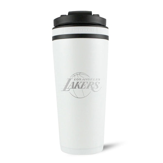 Ice Shaker - Officially Licensed Los Angeles Lakers 26oz Ice Shaker - White