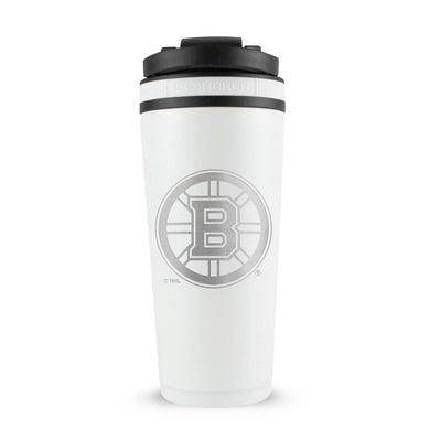 Ice Shaker - Officially Licensed Boston Bruins 26oz Ice Shaker - White