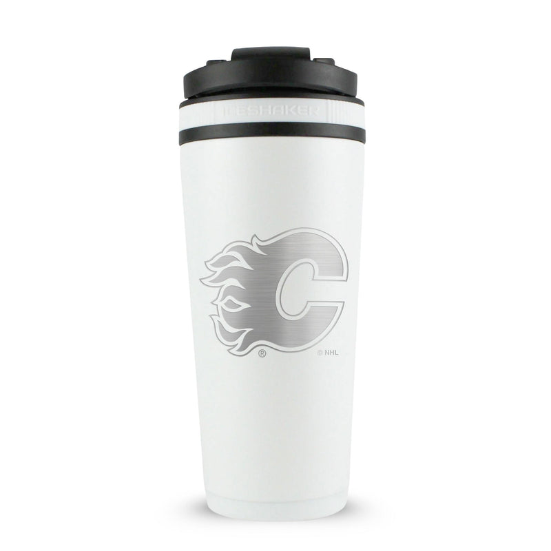 Load image into Gallery viewer, Ice Shaker - Officially Licensed Calgary Flames 26oz Ice Shaker
