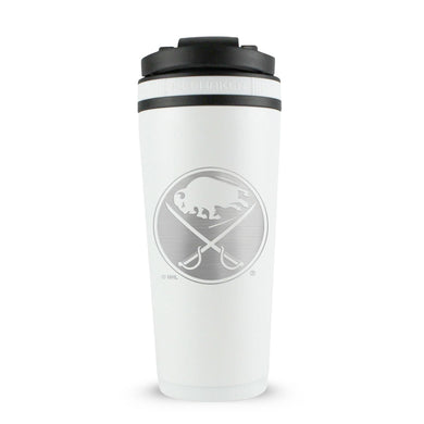 Ice Shaker - Officially Licensed Buffalo Sabres 26oz Ice Shaker - White