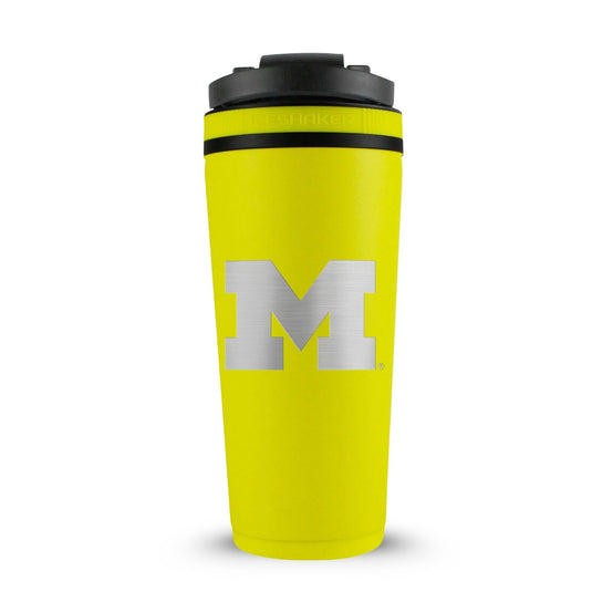 Ice Shaker - Officially Licensed University of Michigan 26oz Ice Shaker - Yellow