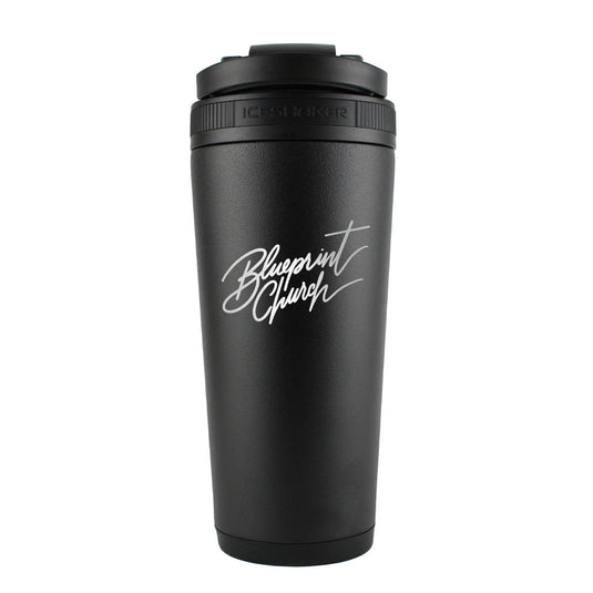 Ice Shaker - Blueprint Church Script 26oz Shaker