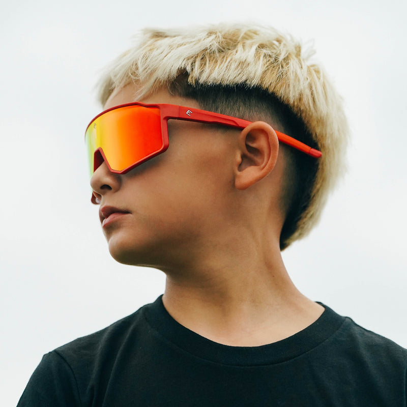 Load image into Gallery viewer, Elite Athletic Gear - FLARE - Fire Red Polarized Sunglasses

