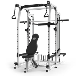 Marcy SM-7362 Pro Smith Machine Home Gym System for full body training, Black