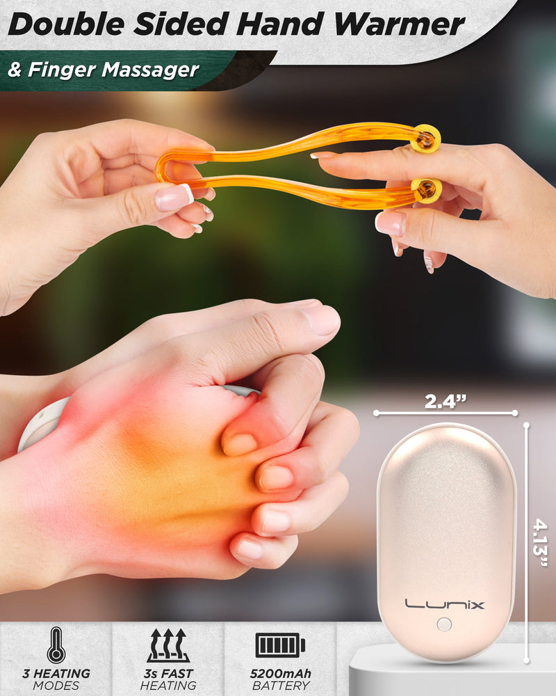 Load image into Gallery viewer, LX7 Touchscreen Hand Massager Black
