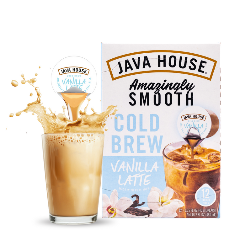 Load image into Gallery viewer, Java House - Latte Cold Brew Coffee Pods French Vanilla
