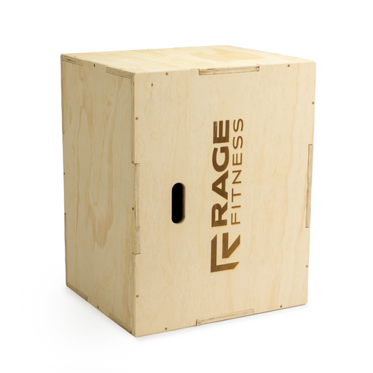 3-in-1 Wood Plyo Cube – Adjustable 20/24/30