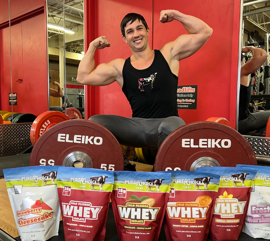 Pure Choice Farms - Whey Protein Isolate Flight   Try 5 flavors!