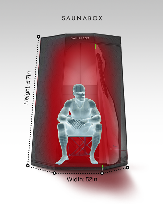 Saunabox - Pulse PRO: Infrared Sauna with Red-Light Therapy