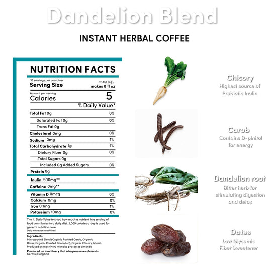 Teeccino - Instant Dandelion Herbal Coffee