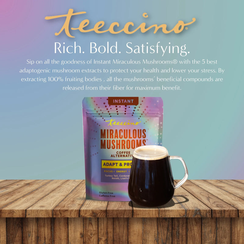 Load image into Gallery viewer, Teeccino - Miraculous Mushrooms® Adapt &amp; Protect Instant Herbal Coffee
