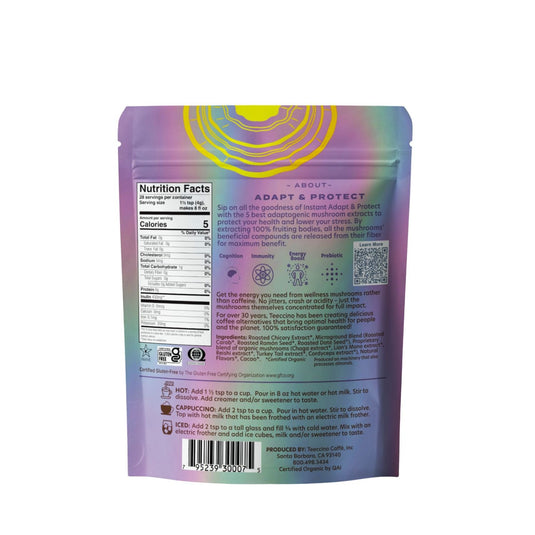 Teeccino - Miraculous Mushrooms® Adapt & Protect Instant Herbal Coffee