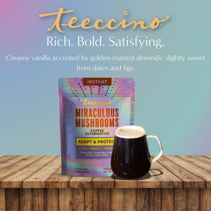 Load image into Gallery viewer, Teeccino - Miraculous Mushrooms® Adapt &amp; Protect Instant Herbal Coffee
