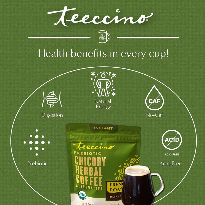 Load image into Gallery viewer, Teeccino - Instant French Roast Herbal Coffee
