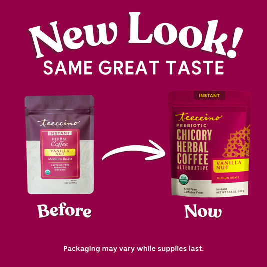 Teeccino - Instant Vanilla Nut Herbal Coffee