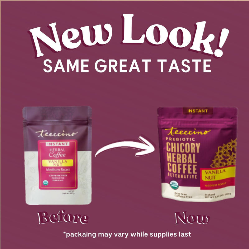 Load image into Gallery viewer, Teeccino - Instant Vanilla Nut Herbal Coffee
