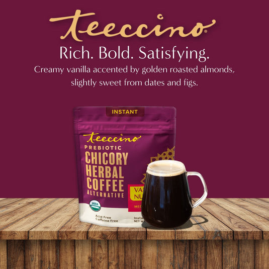 Teeccino - Instant Vanilla Nut Herbal Coffee