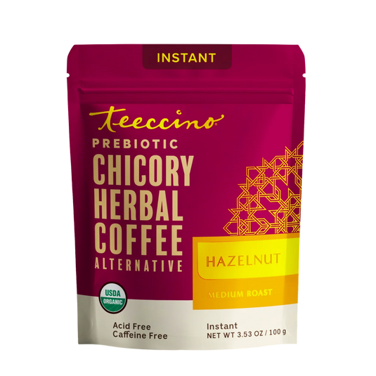Teeccino - Instant Hazelnut Herbal Coffee