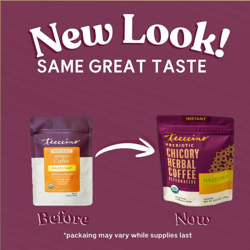 Load image into Gallery viewer, Teeccino - Instant Hazelnut Herbal Coffee
