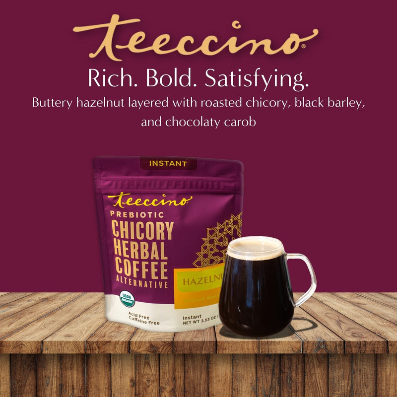 Load image into Gallery viewer, Teeccino - Instant Hazelnut Herbal Coffee
