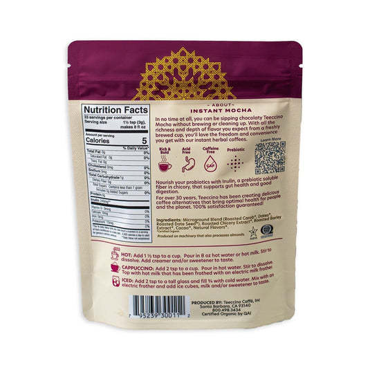 Teeccino - Instant Mocha Herbal Coffee