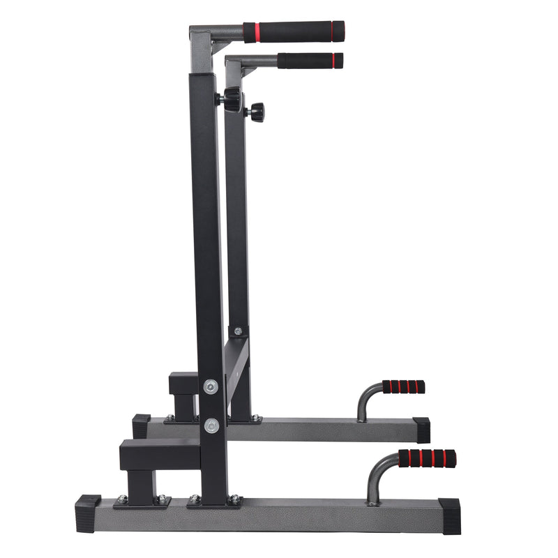 Load image into Gallery viewer, BalanceFrom Multi-Function Home Gym Exercise Dip Stand, 500lb Capacity, Black
