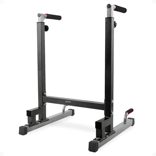BalanceFrom Multi-Function Home Gym Exercise Dip Stand, 500lb Capacity, Black