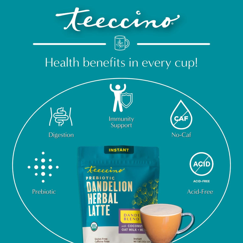 Load image into Gallery viewer, Teeccino - Instant Dandelion Herbal Latte
