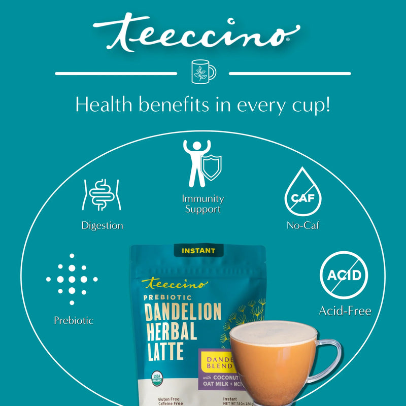 Load image into Gallery viewer, Teeccino - Instant Dandelion Herbal Latte
