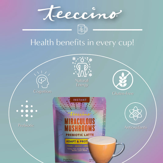 Teeccino - Miraculous Mushrooms® Adapt & Protect Instant Herbal Latte